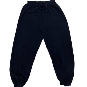 Skims Waffle Lounge Pants In Onyx Black